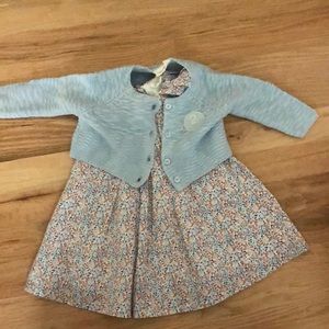 Sweater and dress matching set